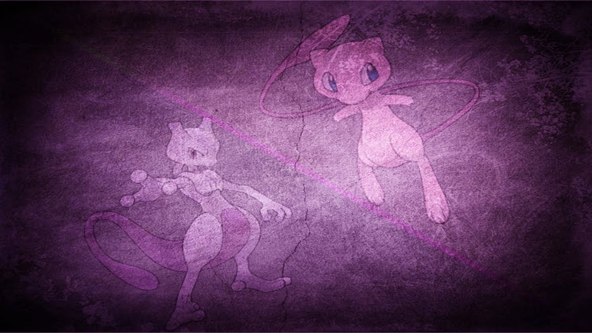 Mew And Mewtwo Wallpaper By Emerladstar96