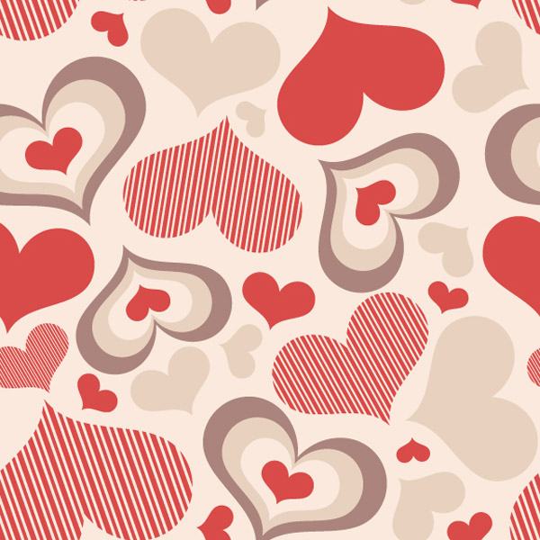 Cute Love Hearts Background Pictures