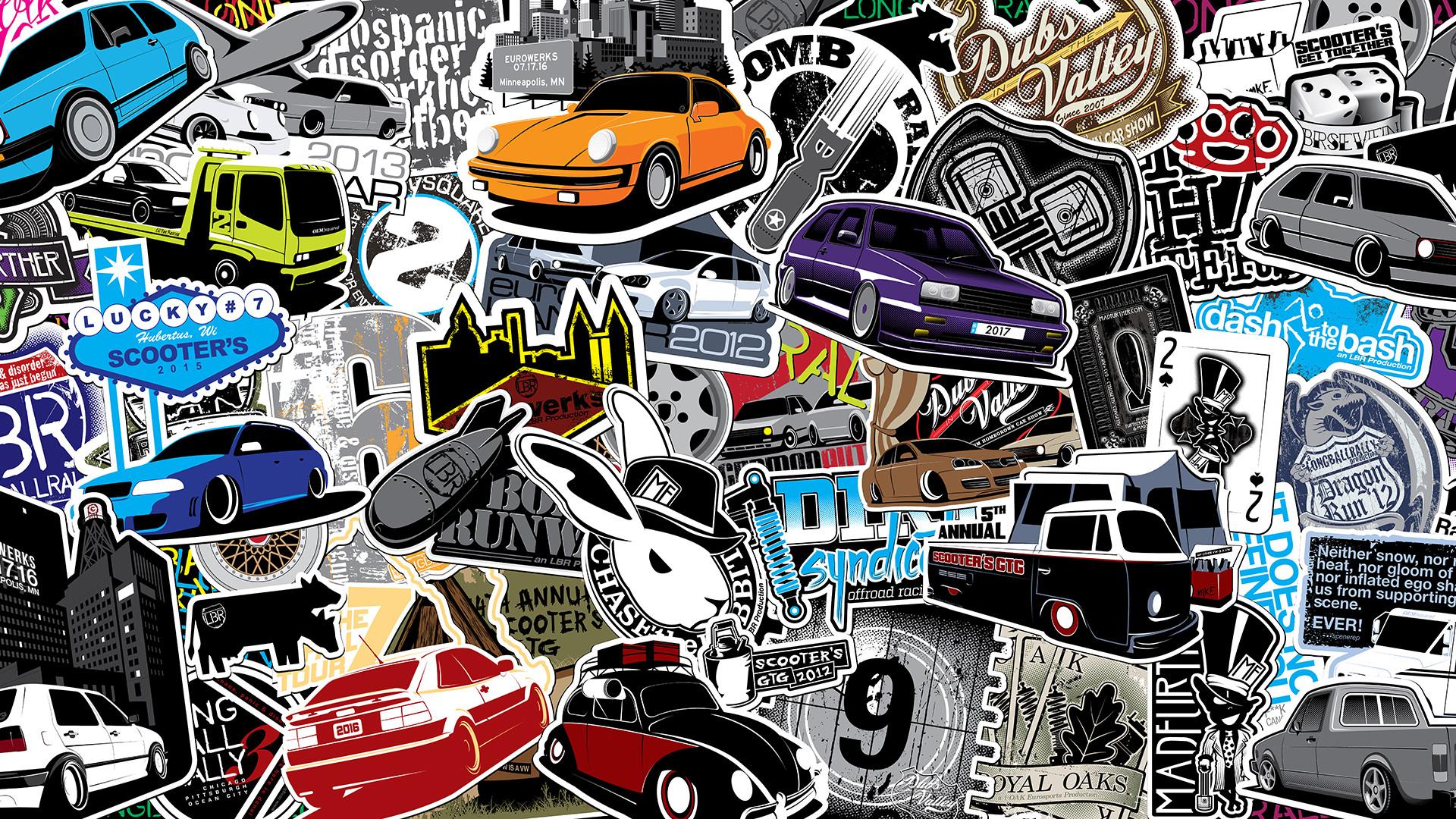 Sticker Wallpaper