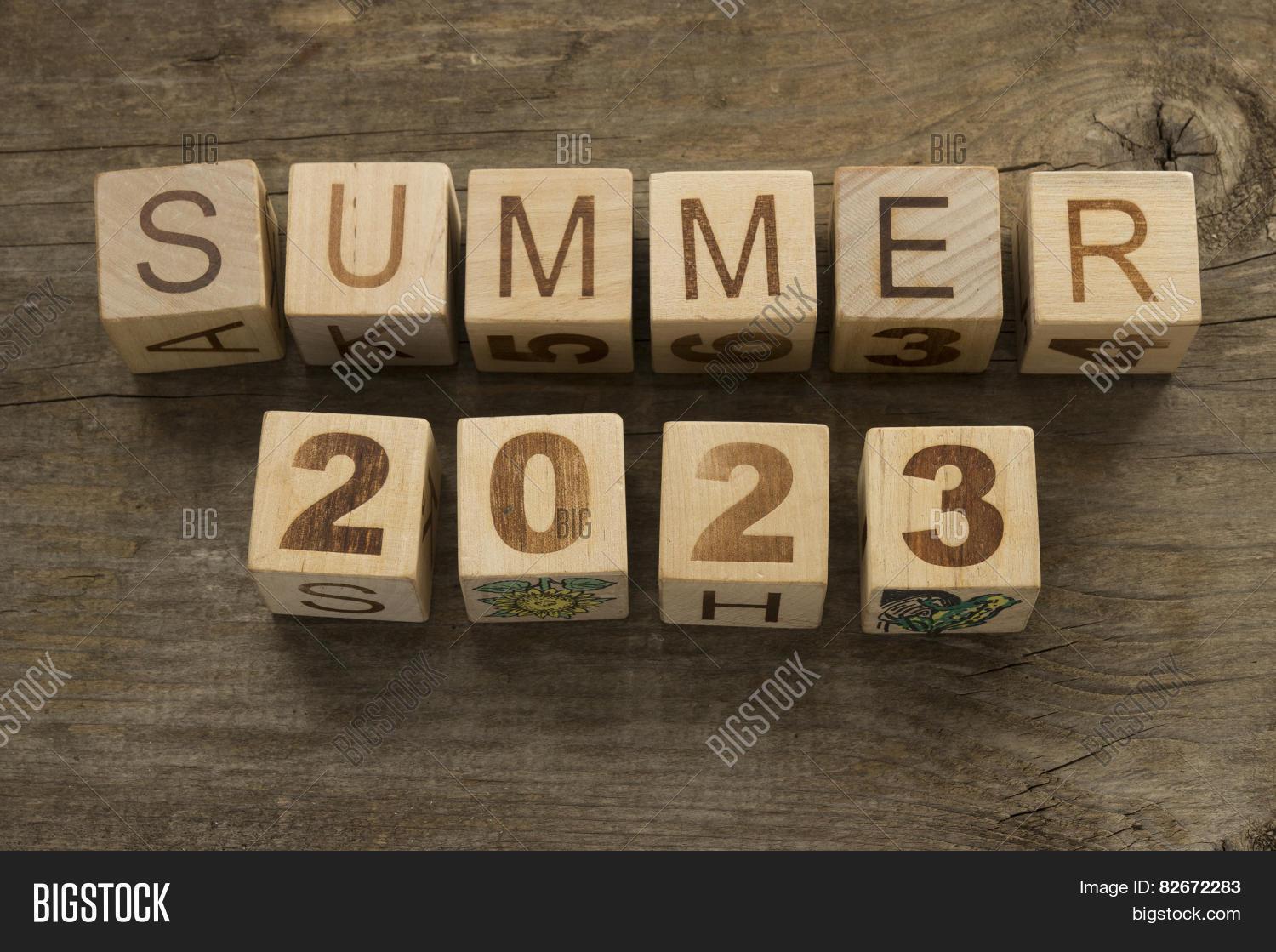 Summer On Wooden Image Photo Trial Bigstock