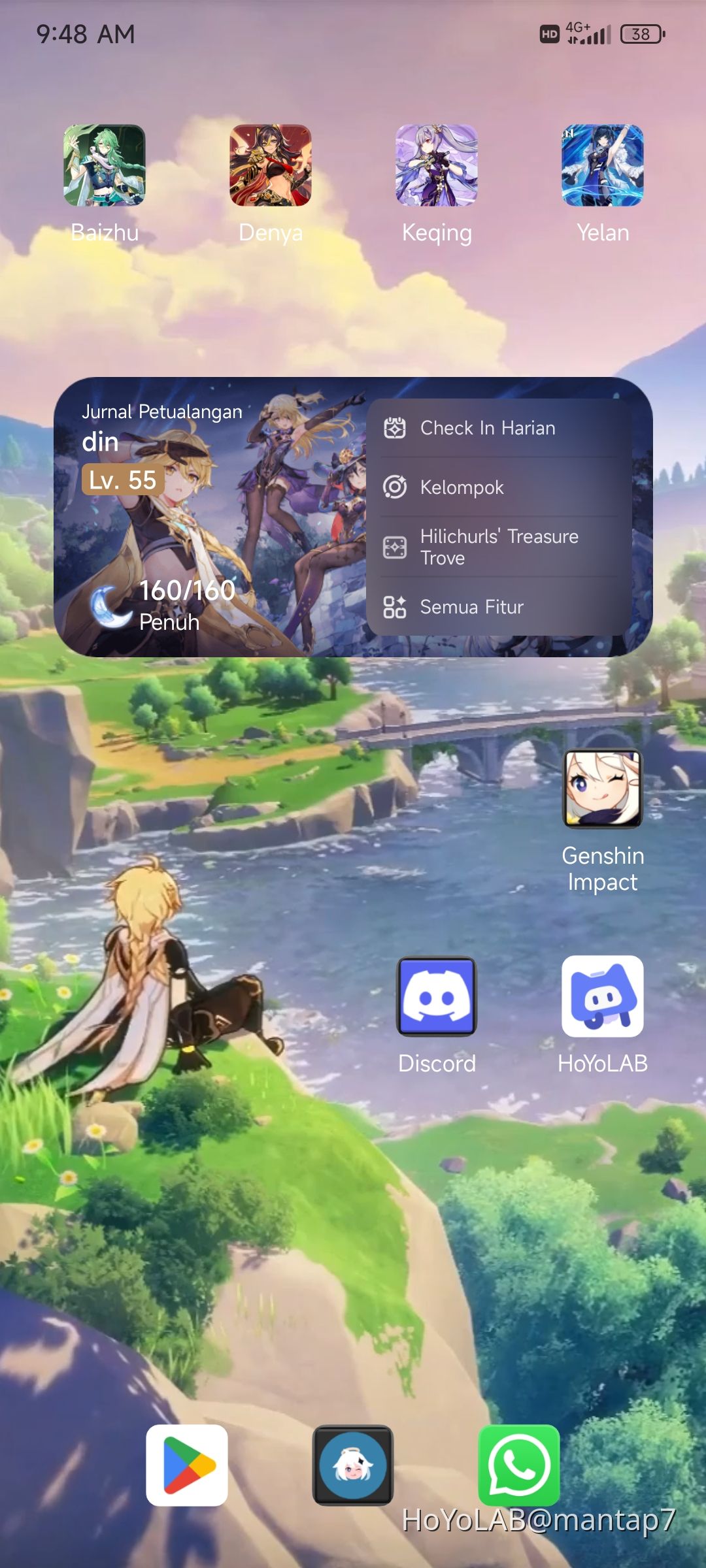Wallpaper Phone Genshin Impact