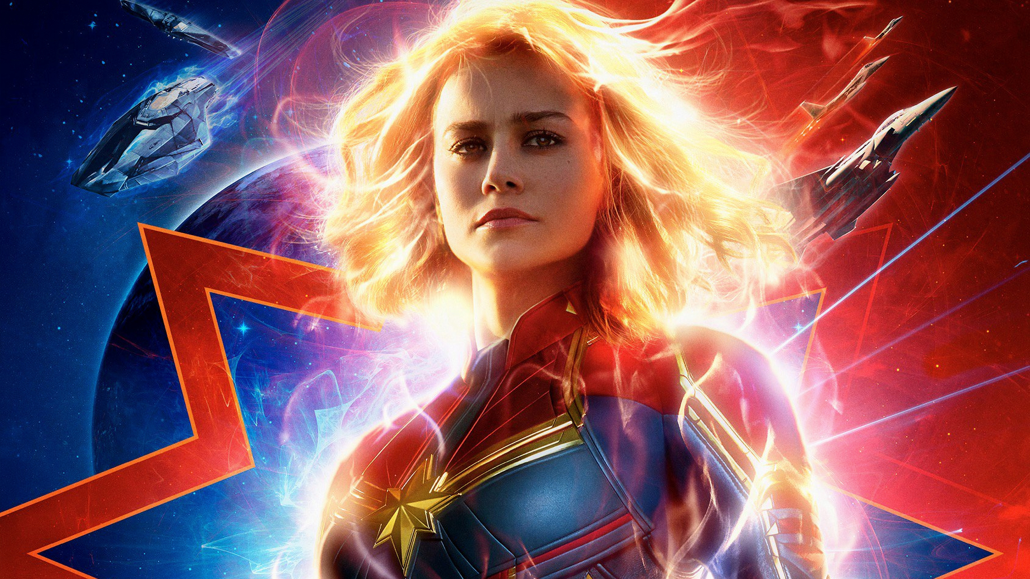 Captain Marvel Movie 4k HD Movies Wallpaper Image