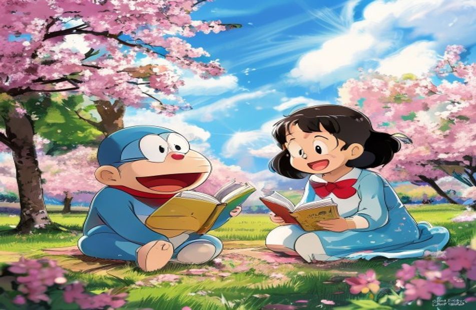 Nobita And Shizuka Wallpaper