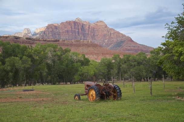 Zion Utah tractor   National Geographic Photo Contest 2013   National