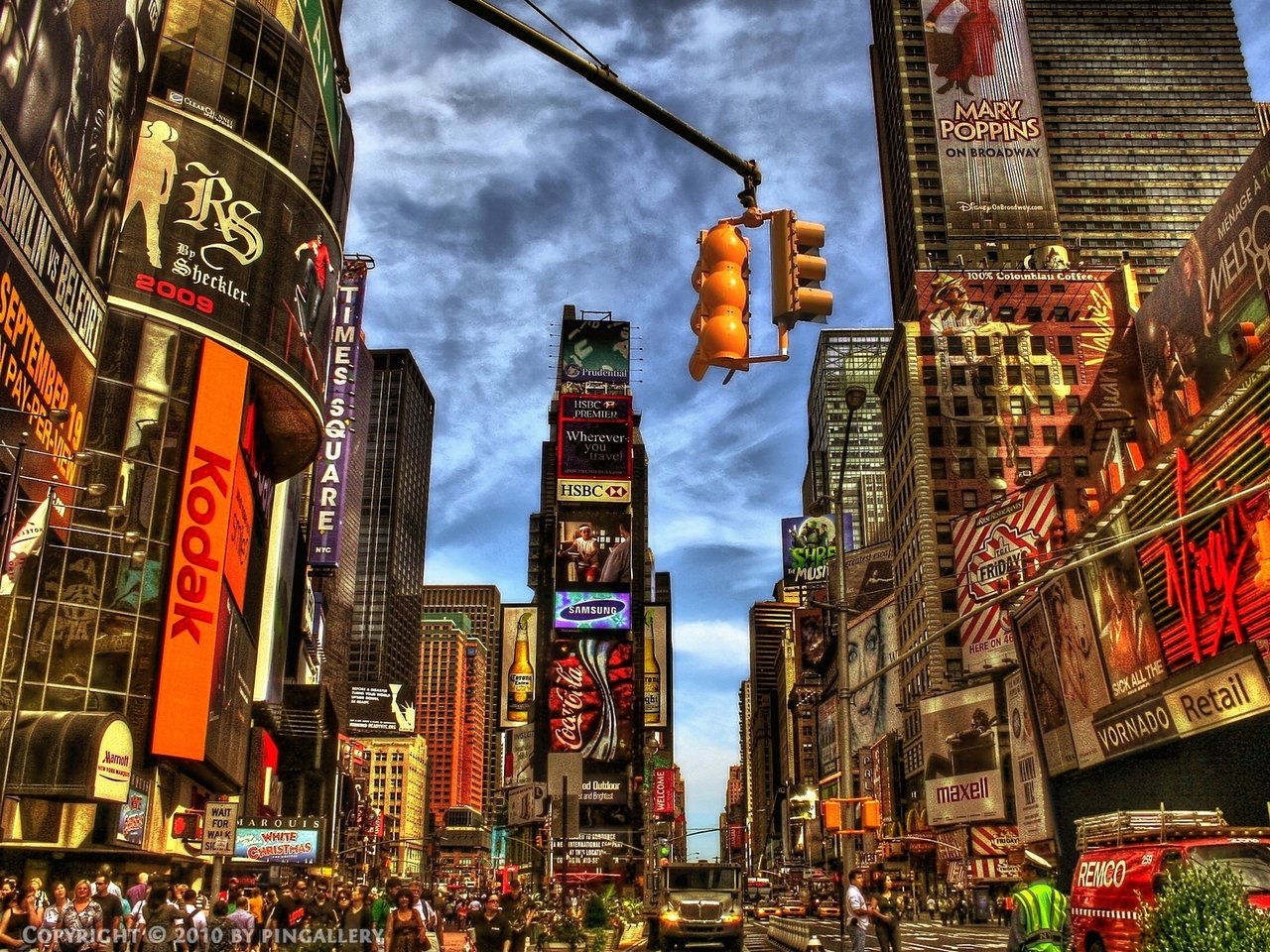 Times Square I by pingallery on