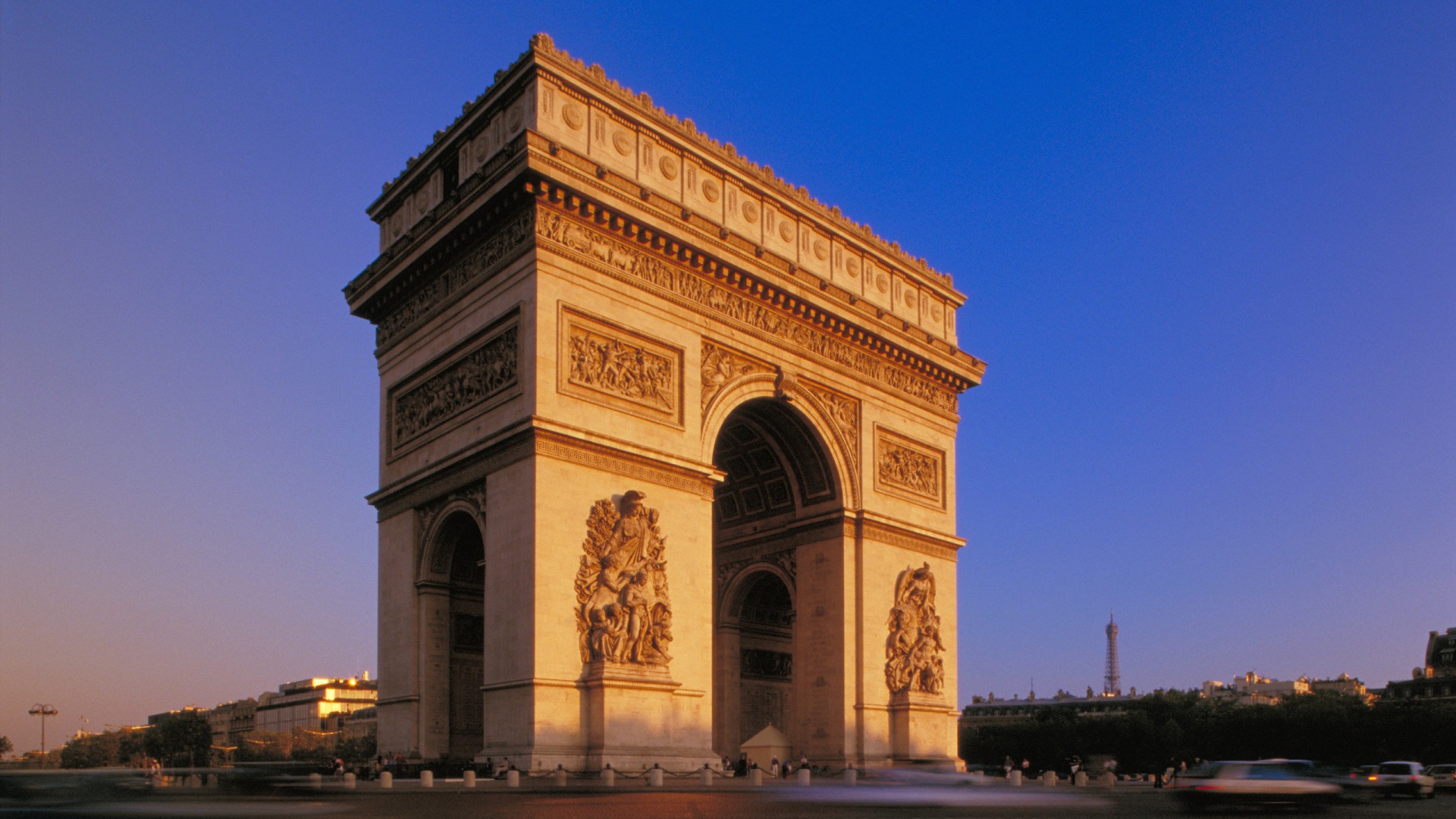 Arc De Triomphe Travel Wallpaper HD