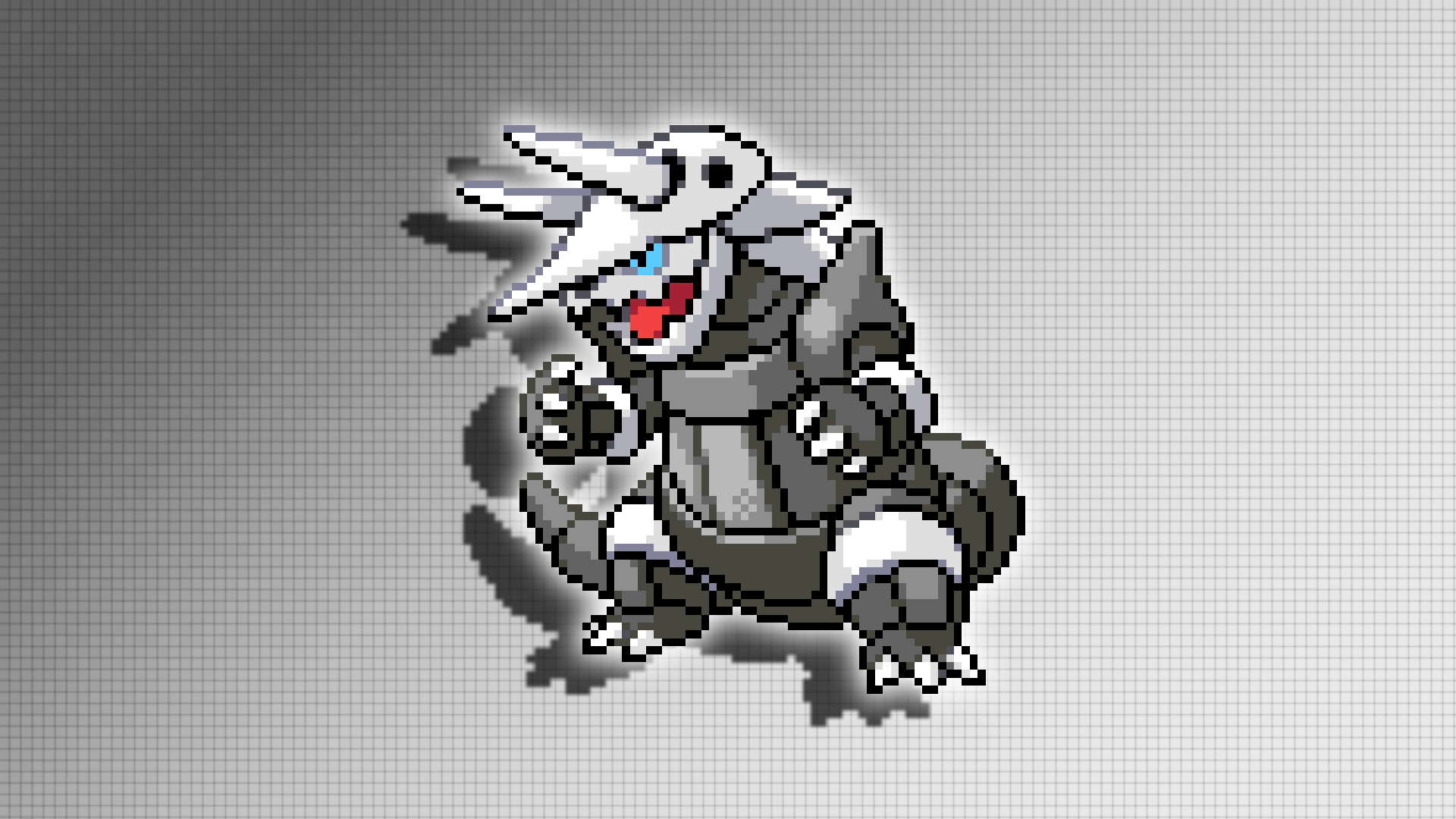 Aggron Sprite Wallpaper By Glench