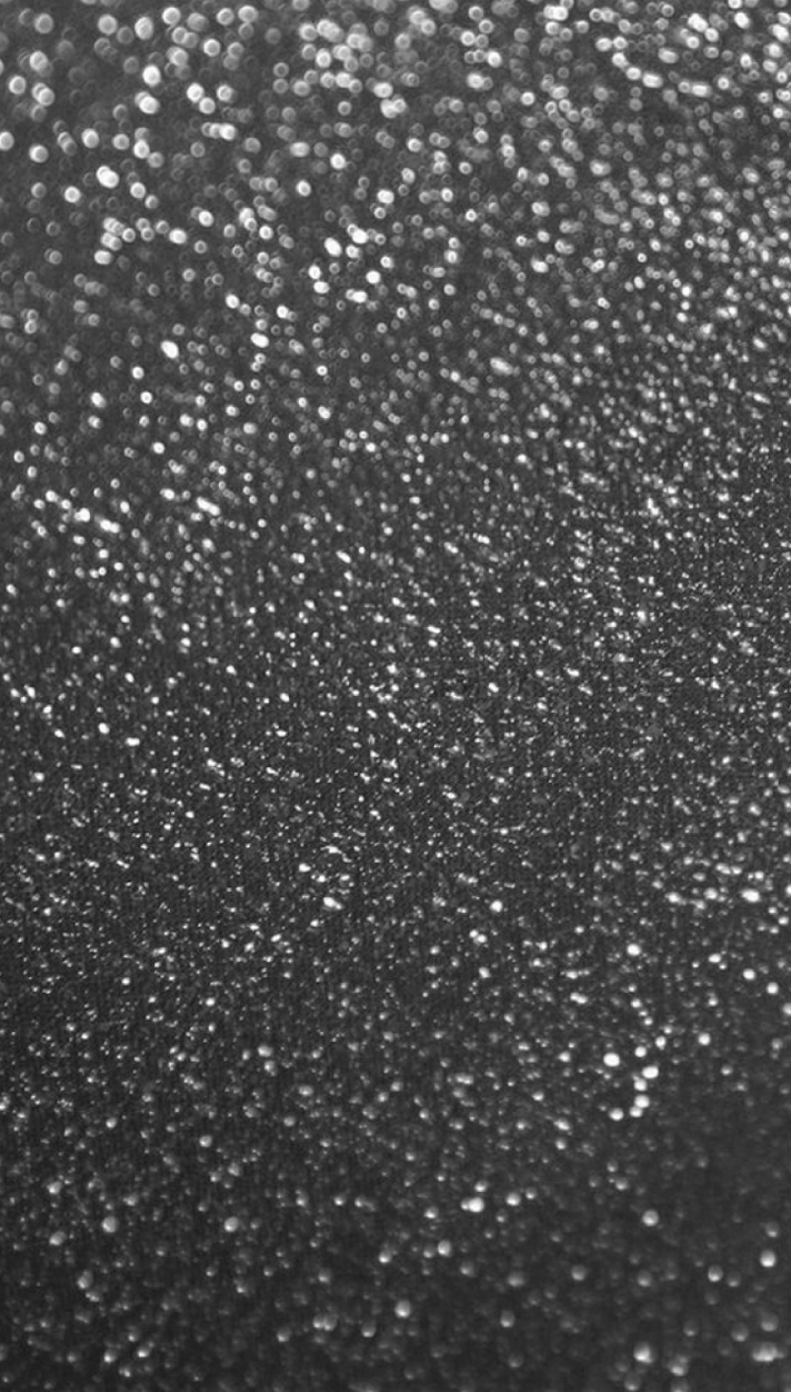 Silver Glitter Wallpaper iPhone Black