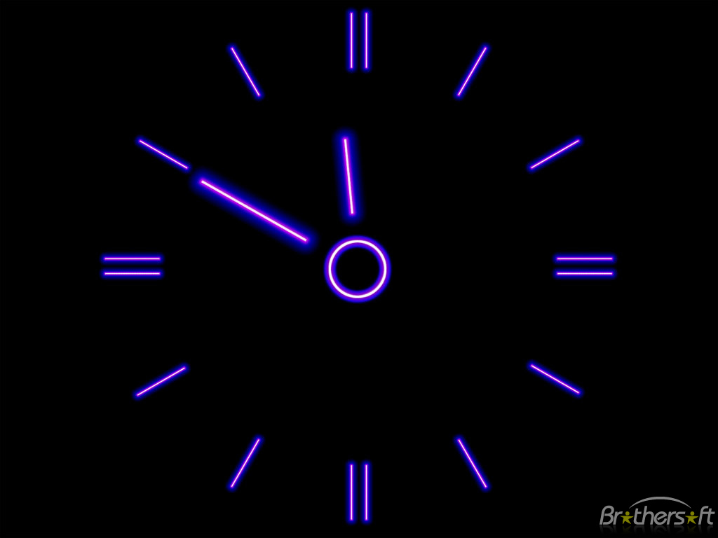 Desktop Clock Screensaver