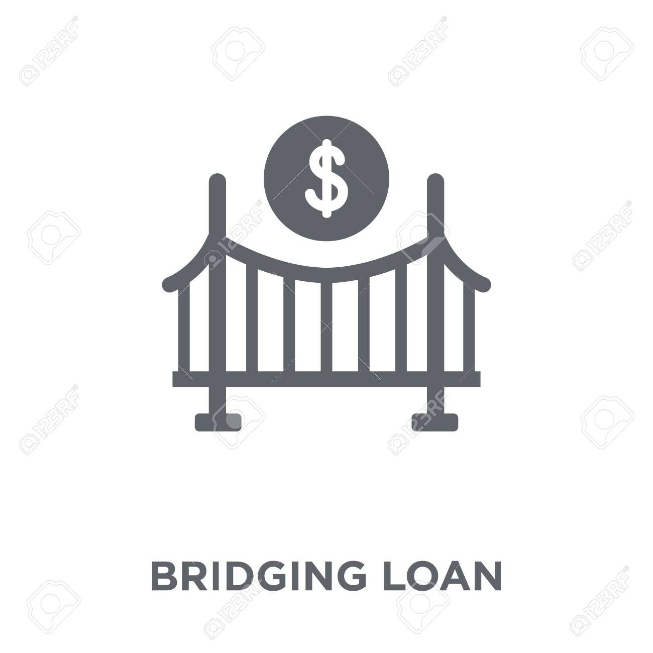 Bridging Loan Icon Design Concept From