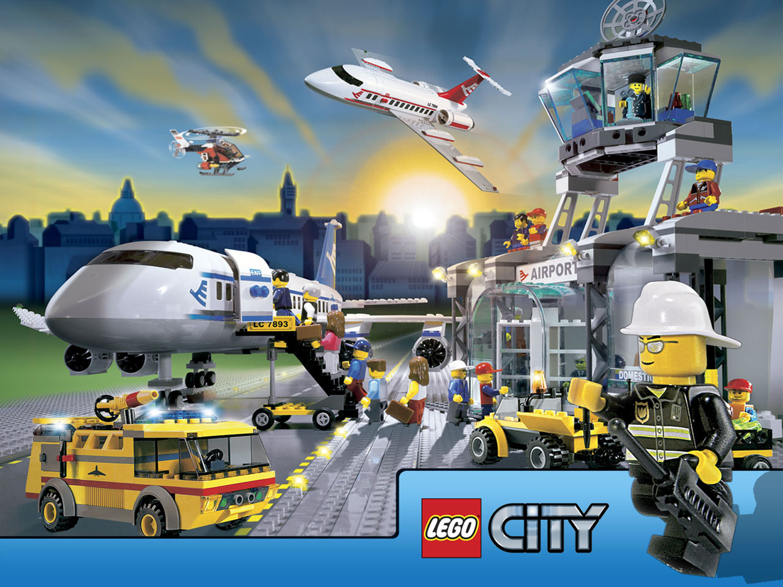 Lego City Desktop Wallpapers for HD Widescreen and Mobile 1600x1200