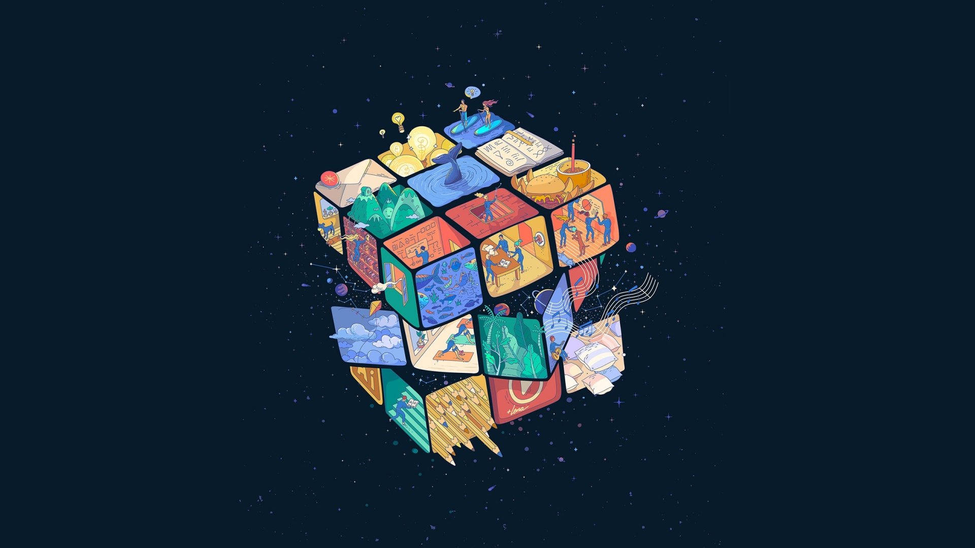Rubik S Cube Wallpaper