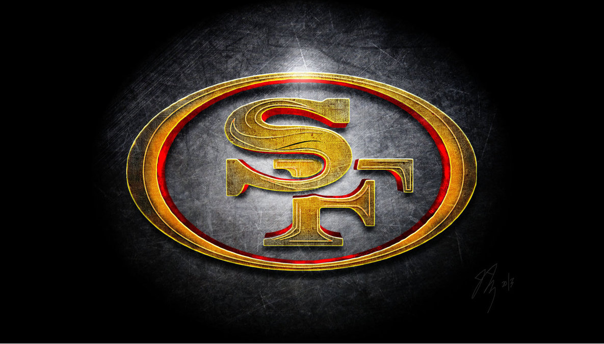 San Francisco 49ers Logo Men of Gold by DonZellini on