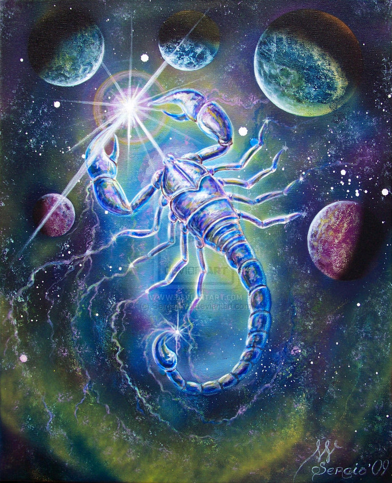 Zodiac Sign Of Scorpio By Sergem73