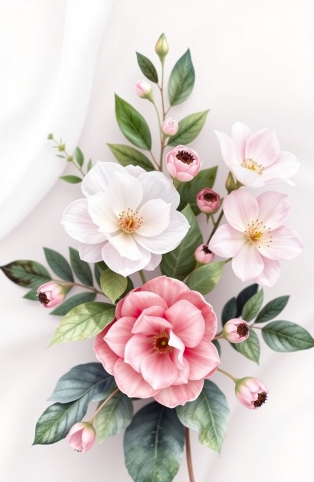 Watercolor Flowers Wallpaper