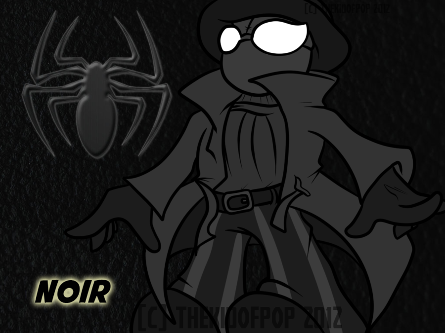 Spider Man Noir Chibi Wallpaper By Thekidofpop