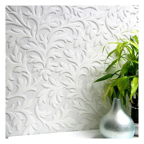 🔥 Free download Brewster Home Fashions High Leaf Paintable Textured ...