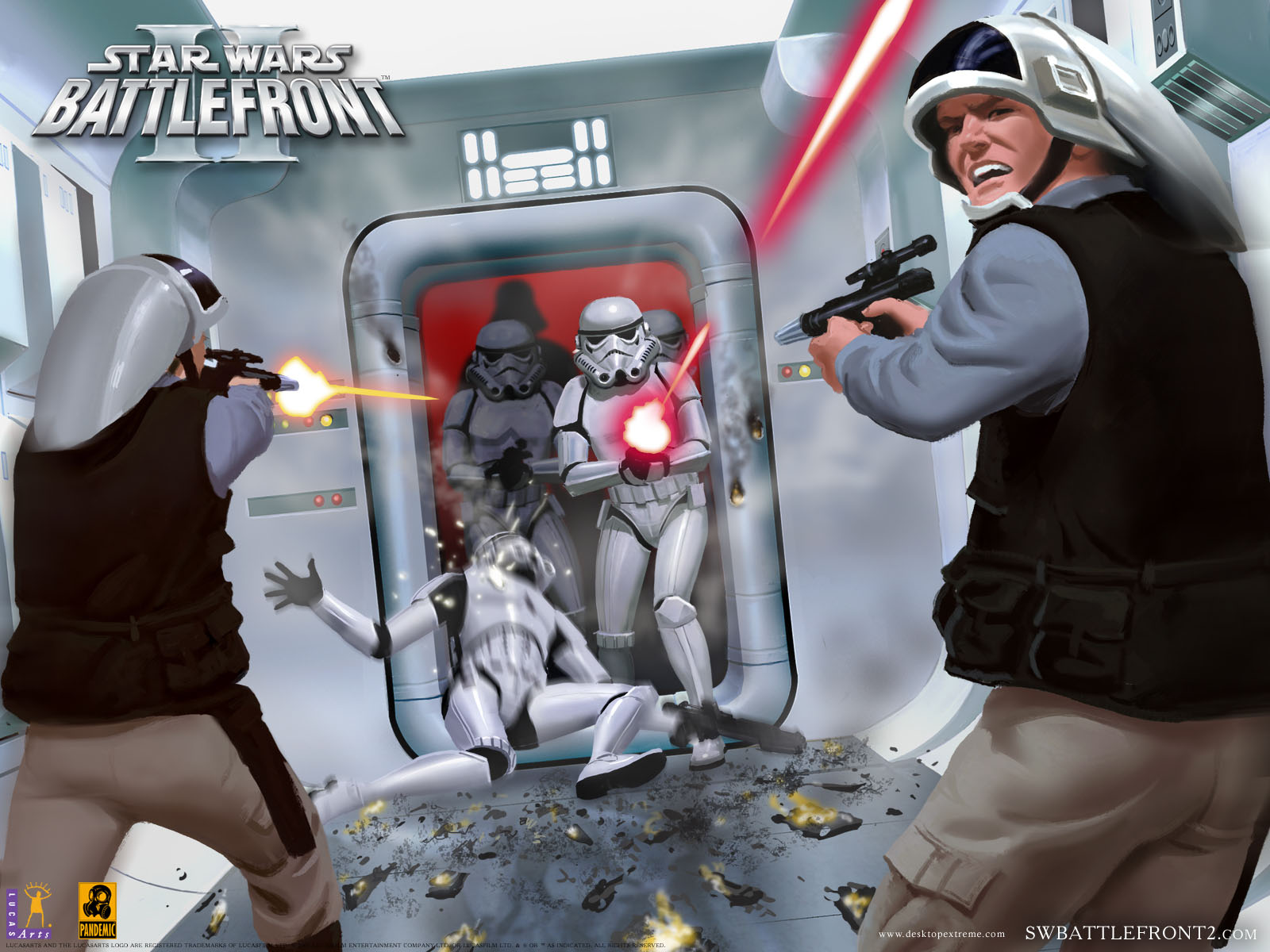 Star Wars Battlefront 2 Wallpaper by DesktopExtremecom   Wallpaper