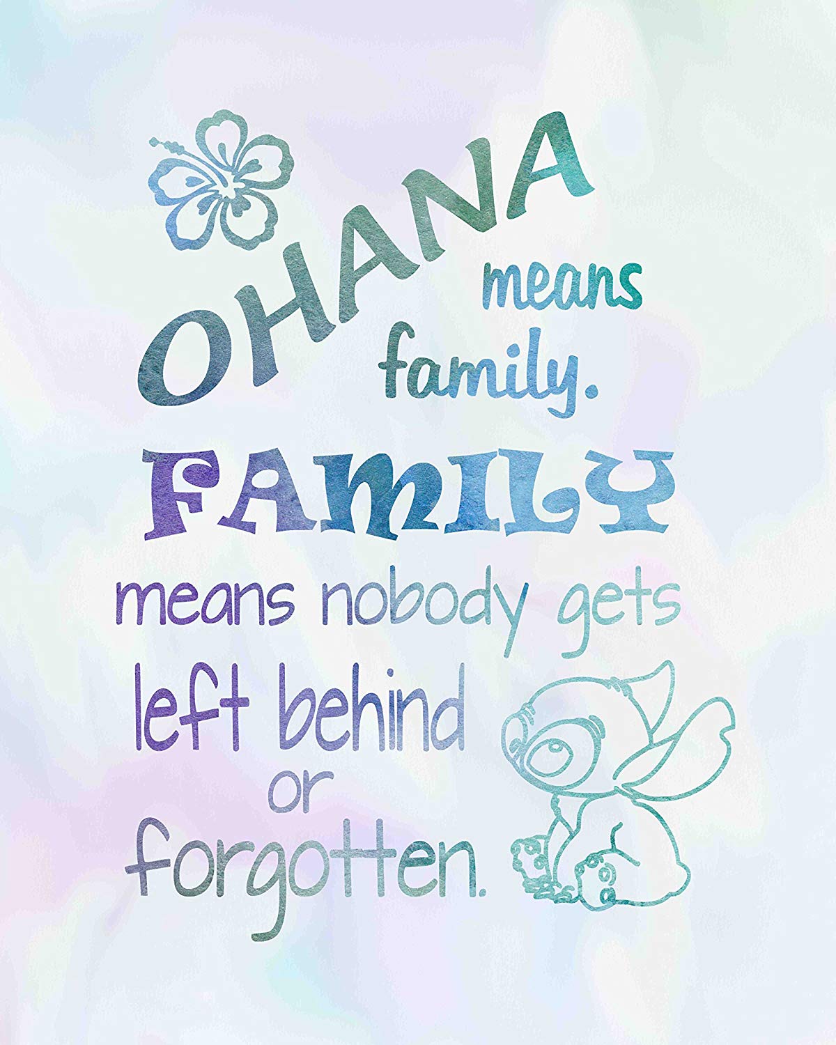 Stitch Ohana Wallpaper Disney Style Lilo And D