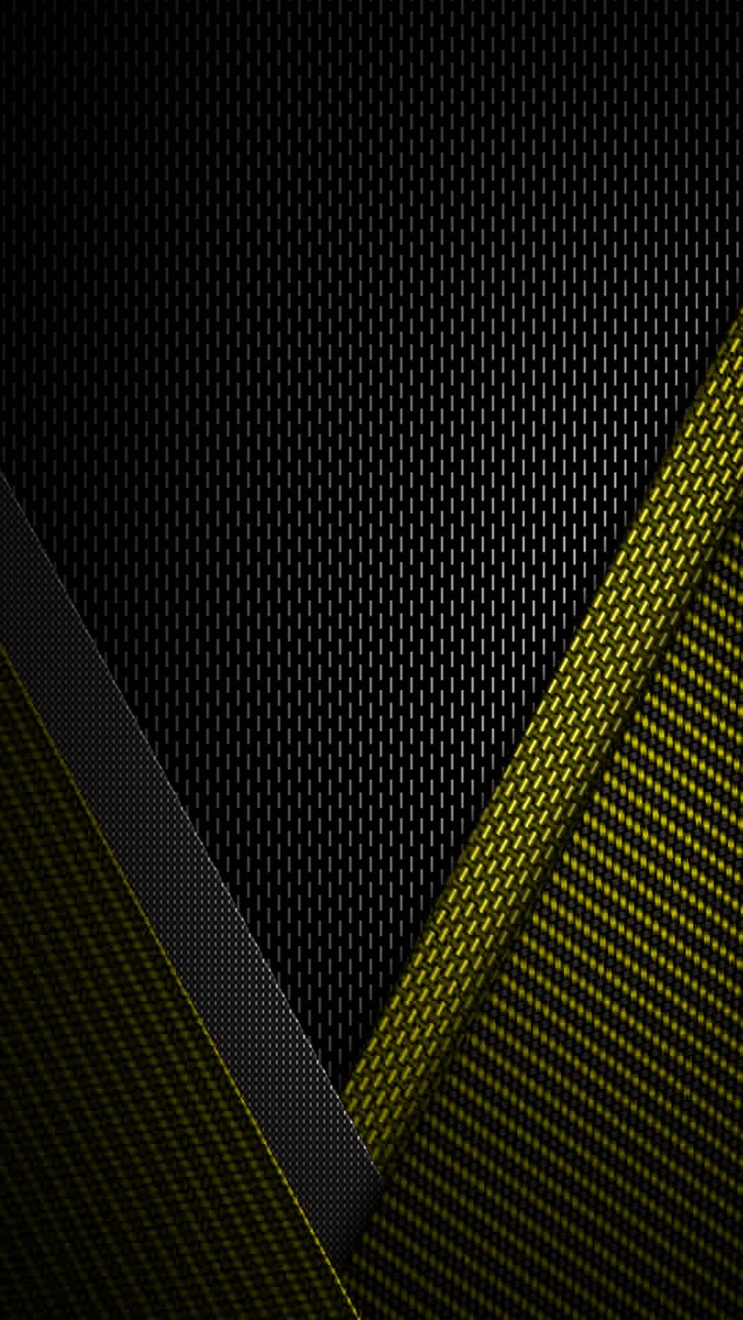 Black And Yellow Textured Wallpaper Abstract Geometric