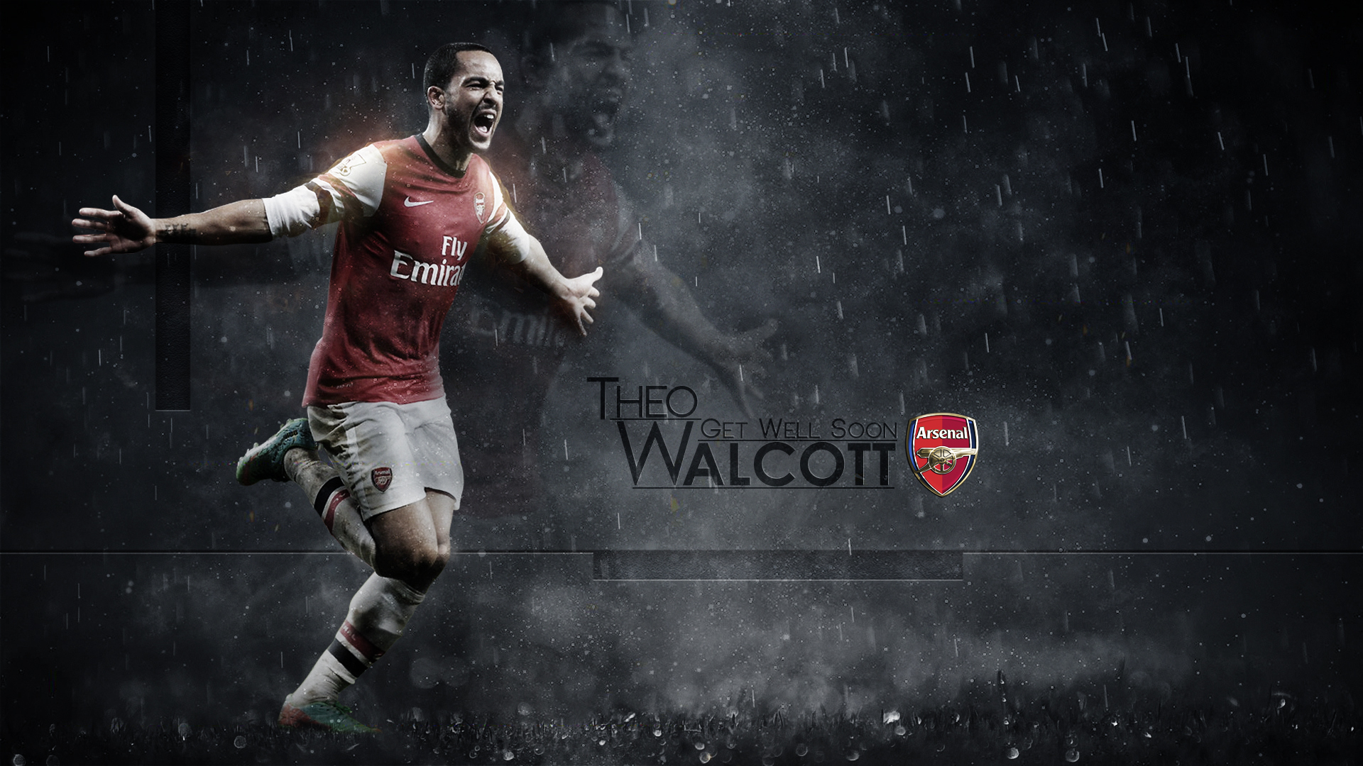 Theo Walcott HD Football Wallpaper