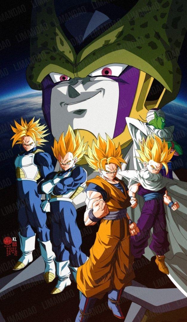 Dbz Saga De Cell By Limandao Anime Dragon Ball Goku
