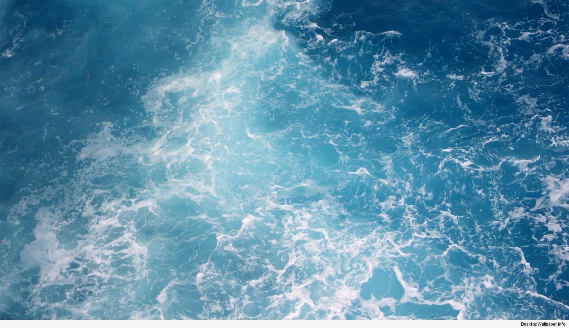 Ocean Aesthetics Desktop Wallpaper On