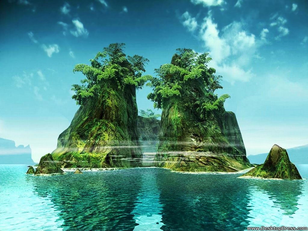 Desktop Wallpaper Natural Background Island