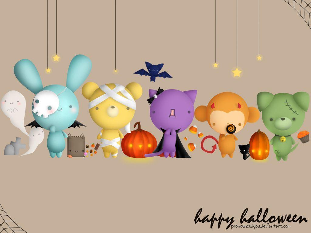 Cute Halloween Desktop Background
