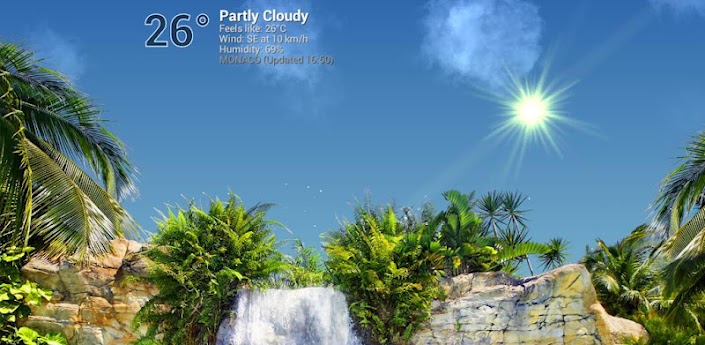 Weather As Live Wallpaper In Amazing Waterfalls HD Themes True