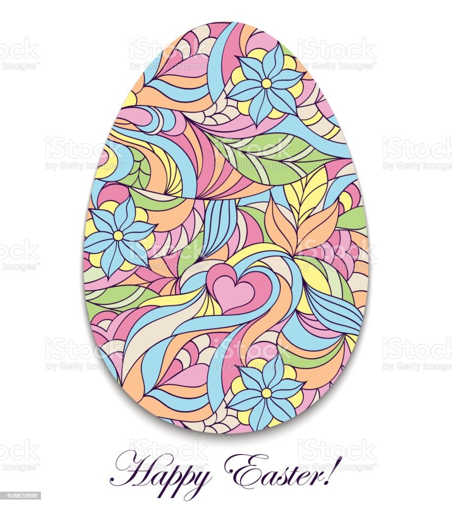Abstract Easter Egg Stock Illustration Image Now Art