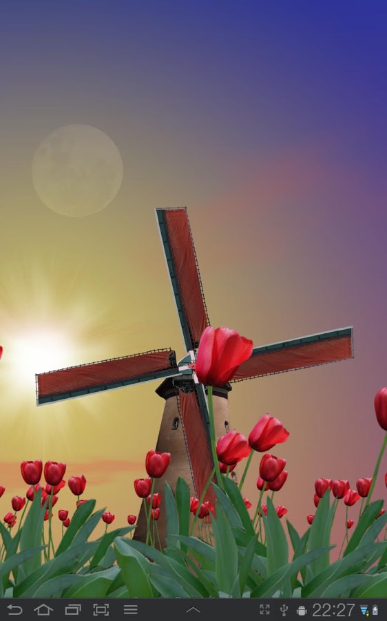Tulip Windmill Live Wallpaper Android Apps On Google Play