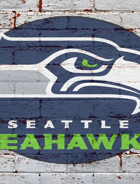 Seattle Seahawks Brick Wall Wallpaper For iPhone