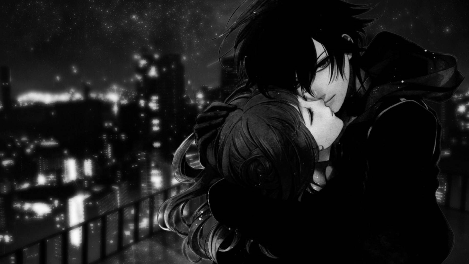 Aesthetic Anime Couple Picture Wallpaper