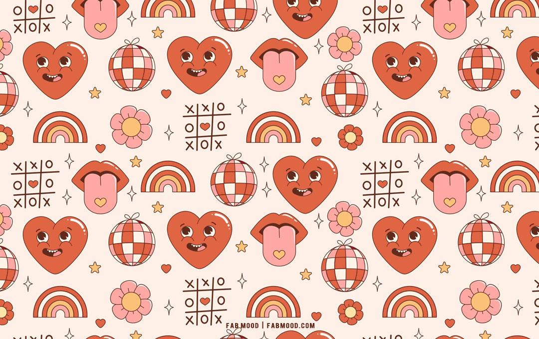 Groovy Valentines Wallpaper Fab Mood Wedding Colours