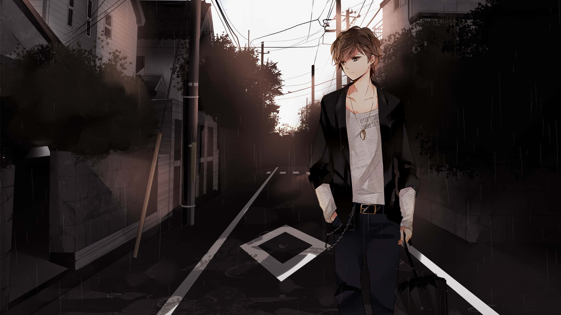 Aesthetic Anime Guy Wallpaper
