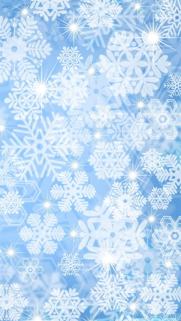 Snow Star Pattern Background iPhone 8 Wallpapers Free Download