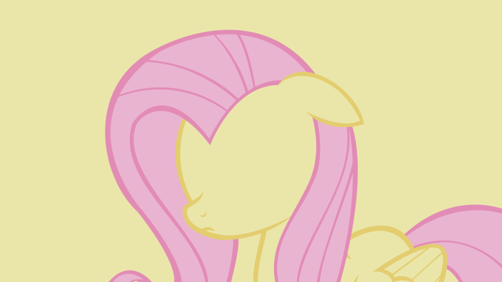 Mlp Wallpaper Fluttershy Minimalistic By Flows Background On