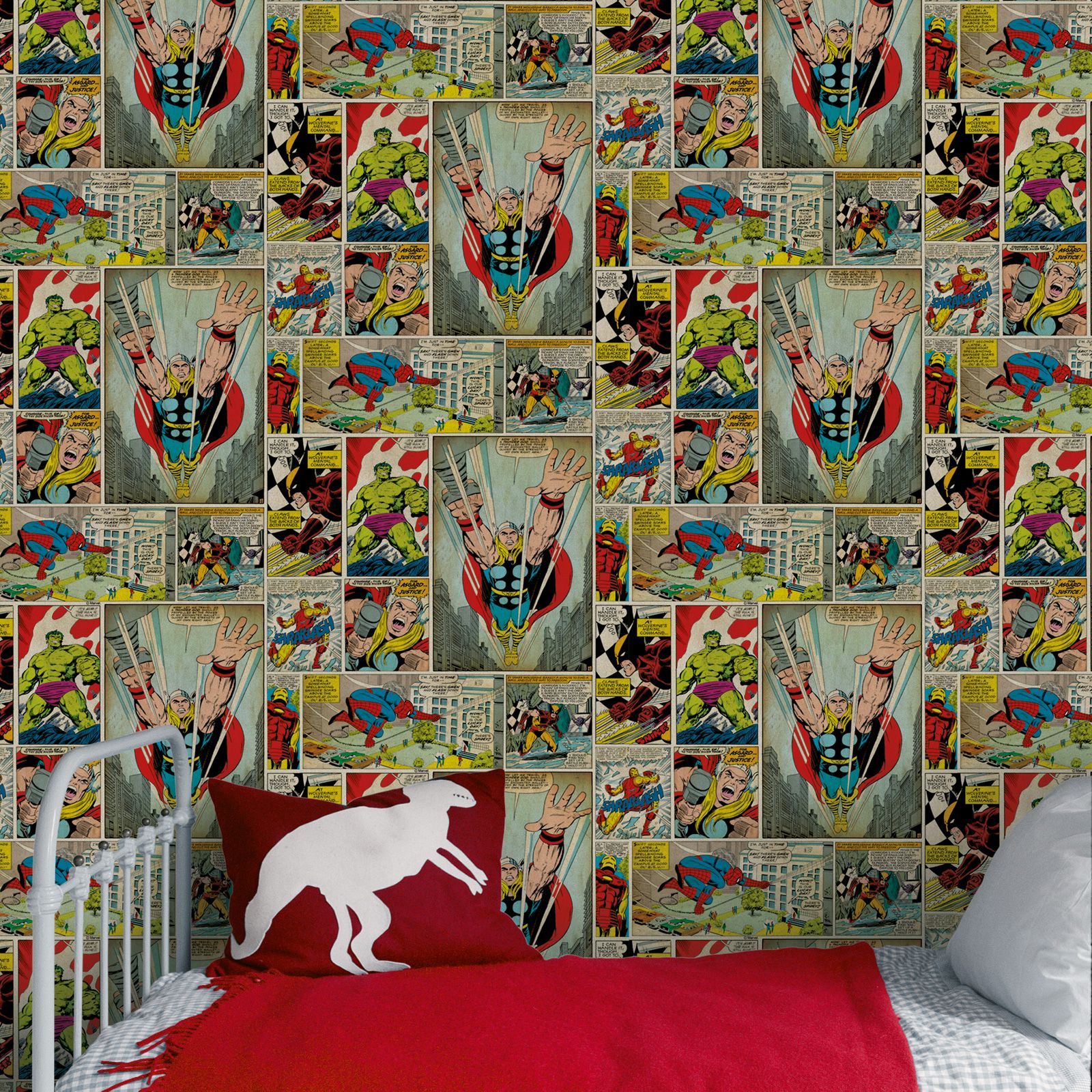 Free Download Details About Marvel Comics Strip Wallpaper 10m New