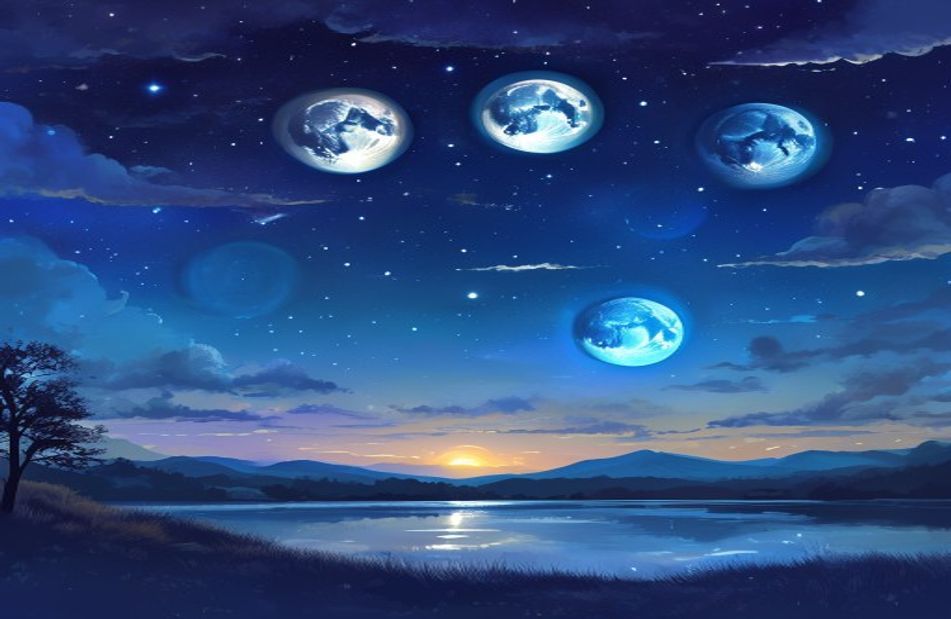 Phases Of The Moon Wallpaper