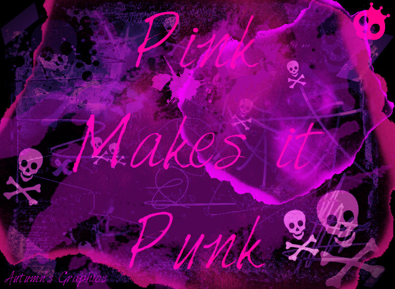 Pink Punk Background Background