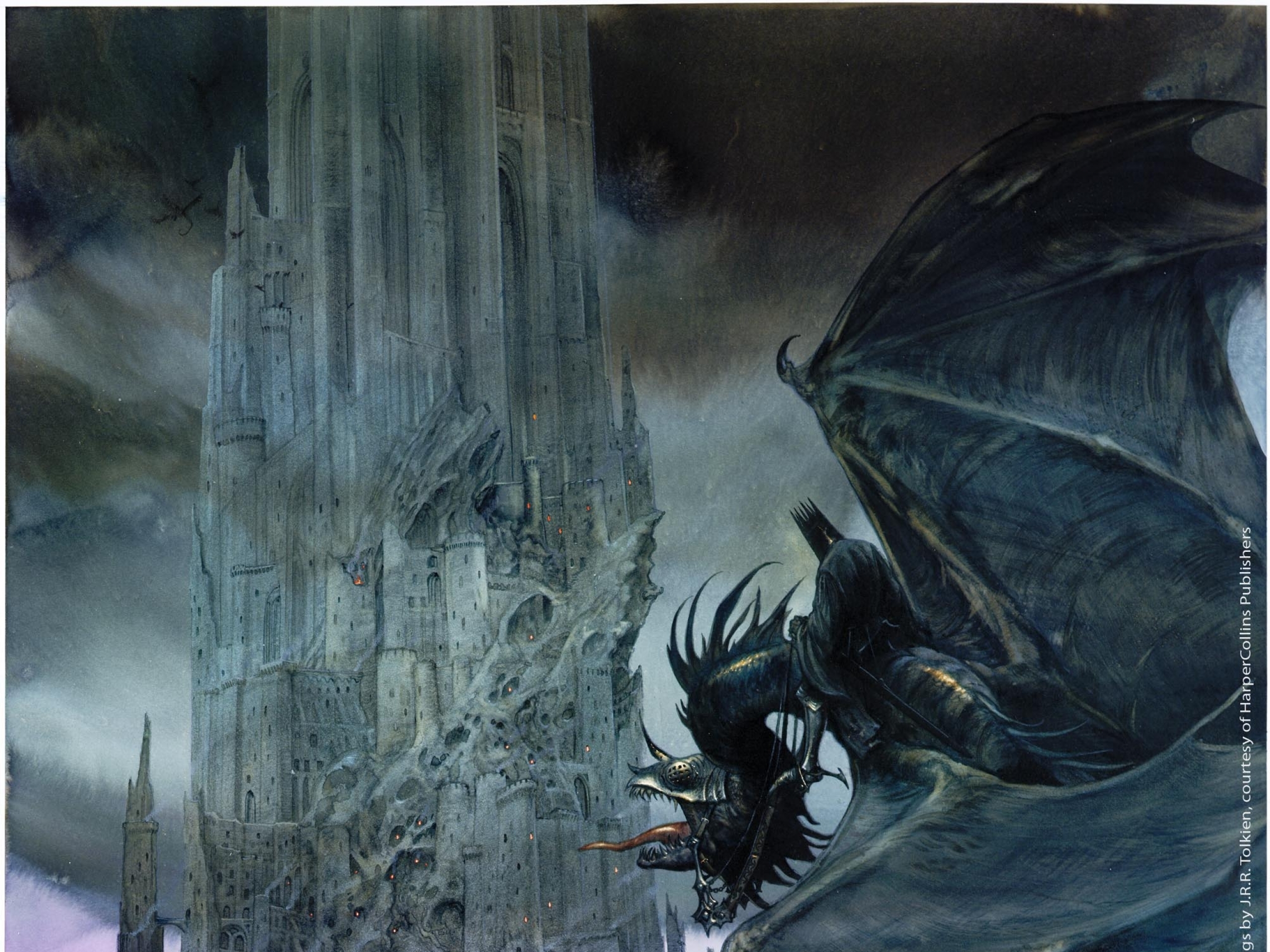 Minas Tirith The Lord Of Rings Fantasy Art Nazgul Artwork Gondor