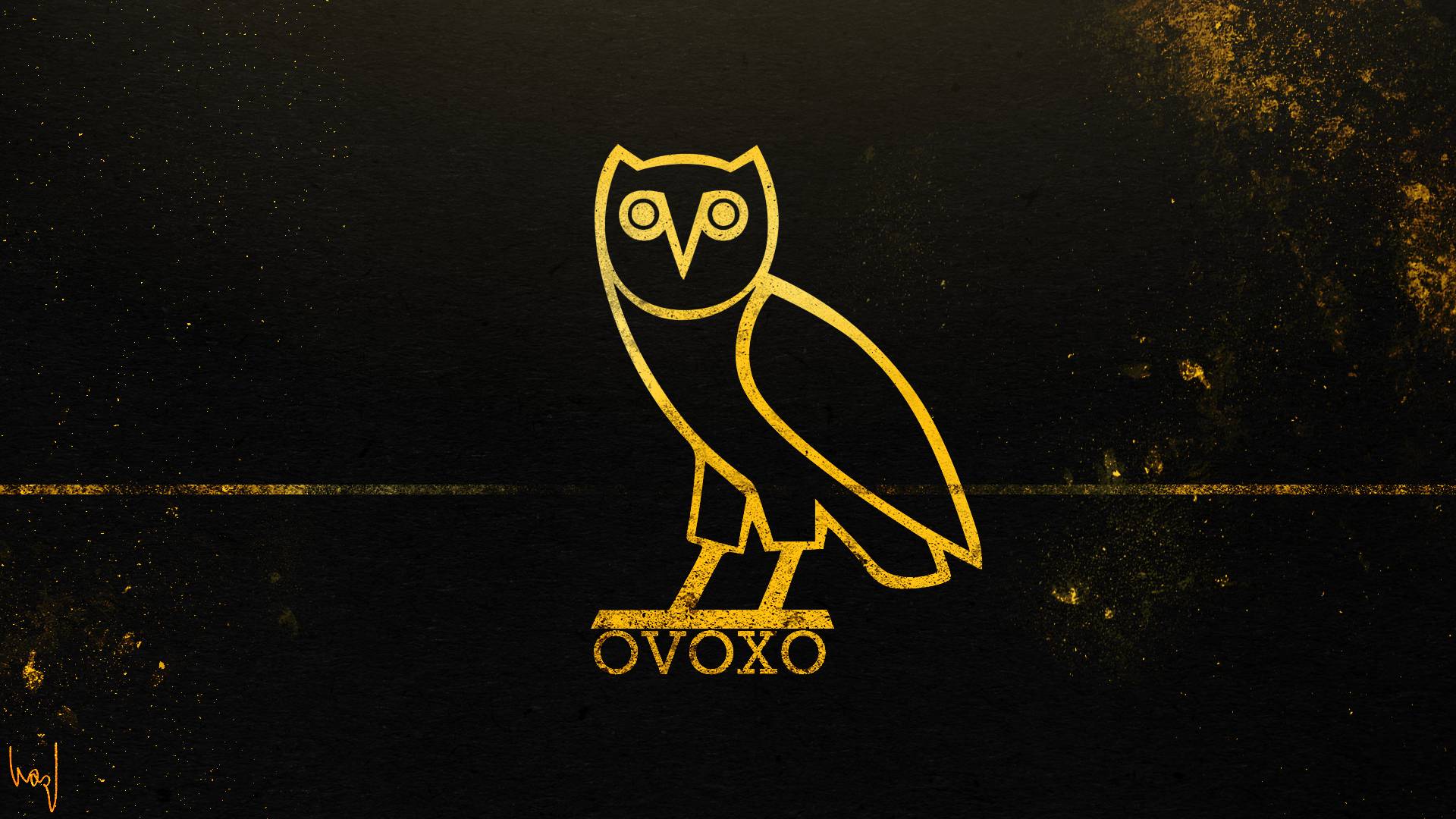 Drake Gold Owl Rap Wallpaper