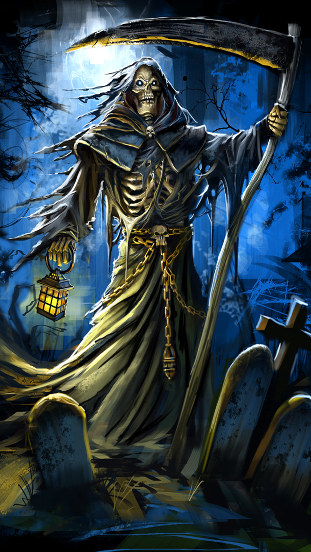 Grim Reaper iPhone 5 HD Wallpaper   iPhone 5 Wallpapers HD 640x1136