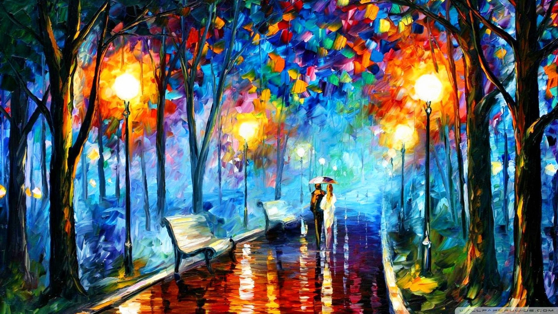 Modern Art Wallpaper On