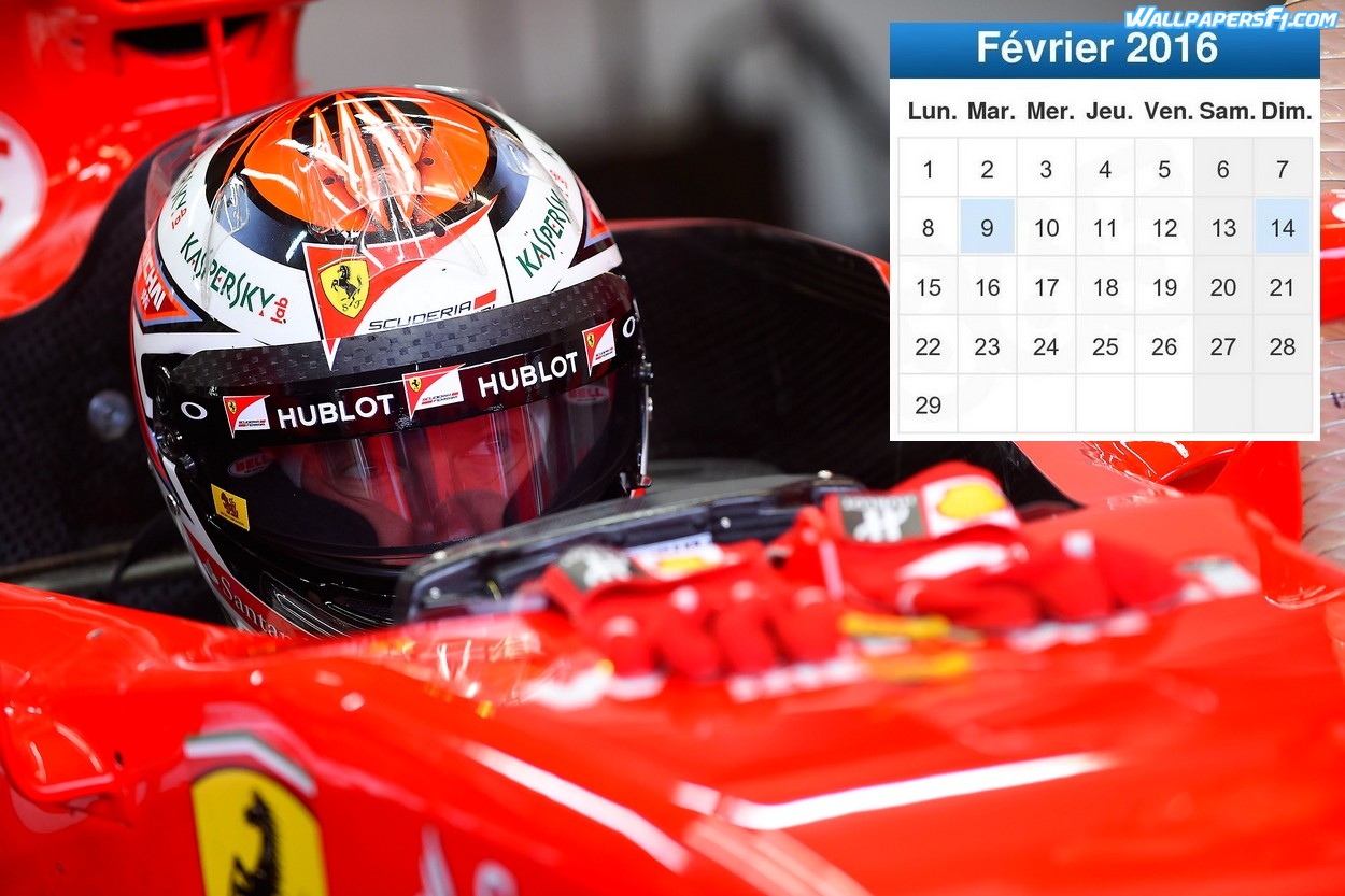 Wallpaperf1 Calendrier F1 F Vrier