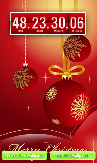Christmas Countdown Live Wallpaper For Android