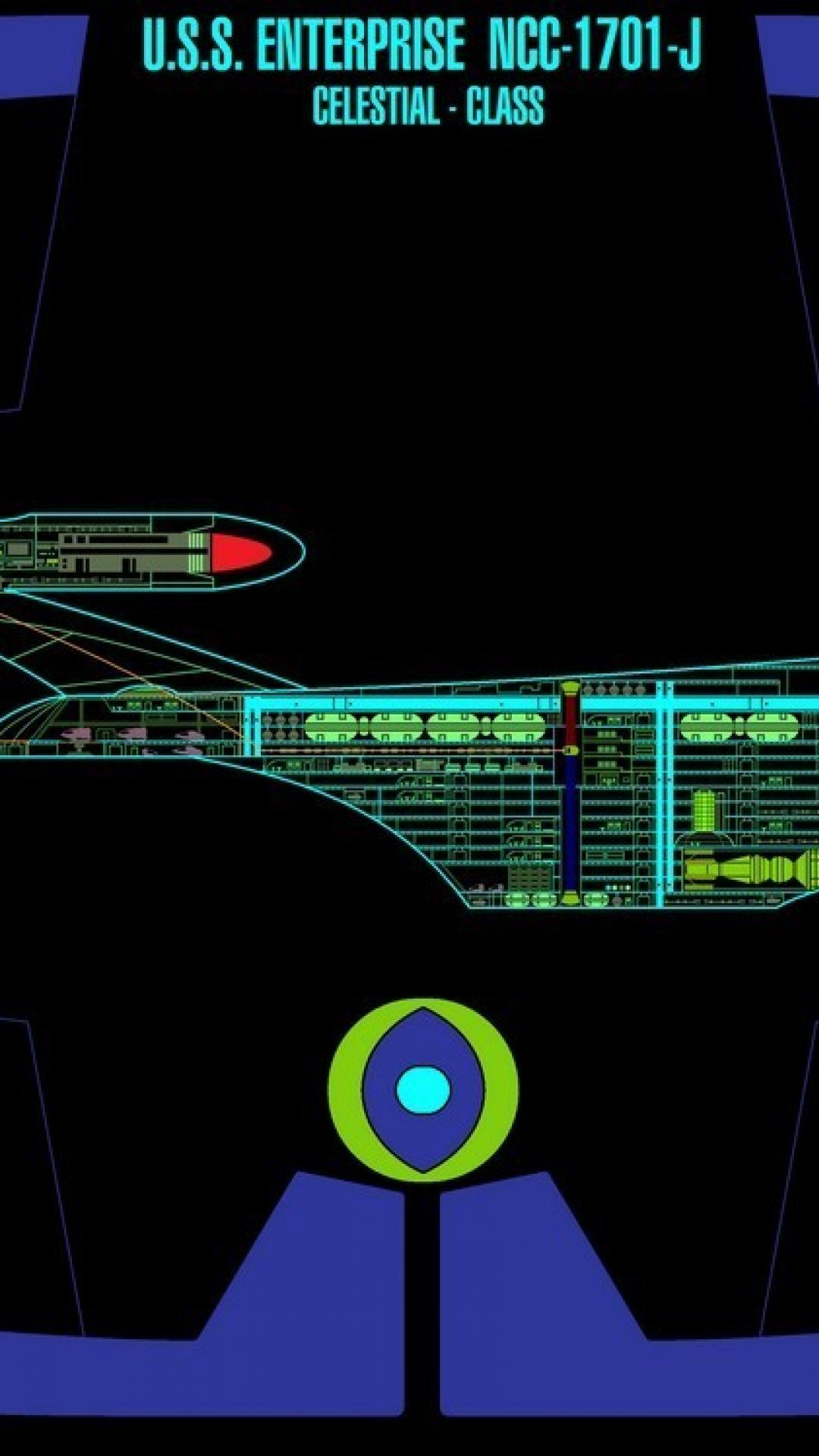 Ncc J Star Trek Enterprise Uss Schematic Wallpaper