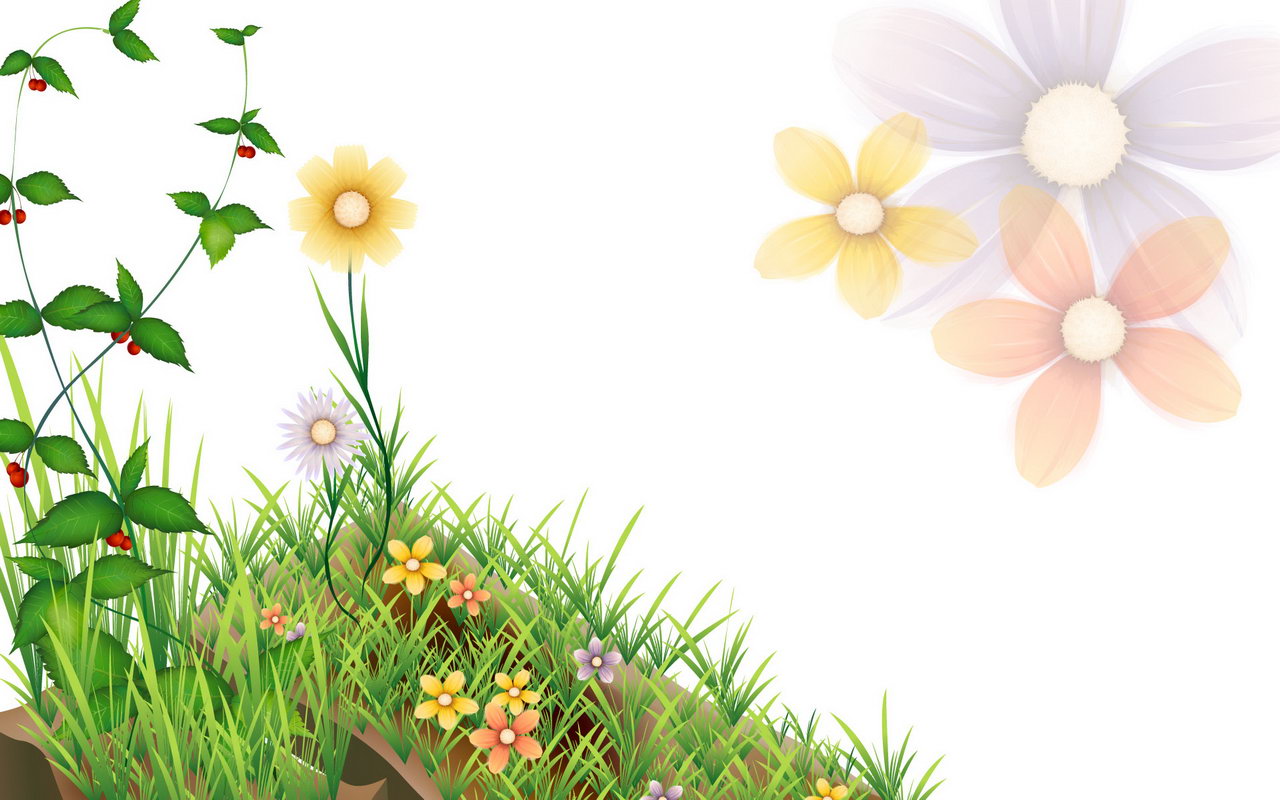 Animated Flower Background For Your Works Powerpoint