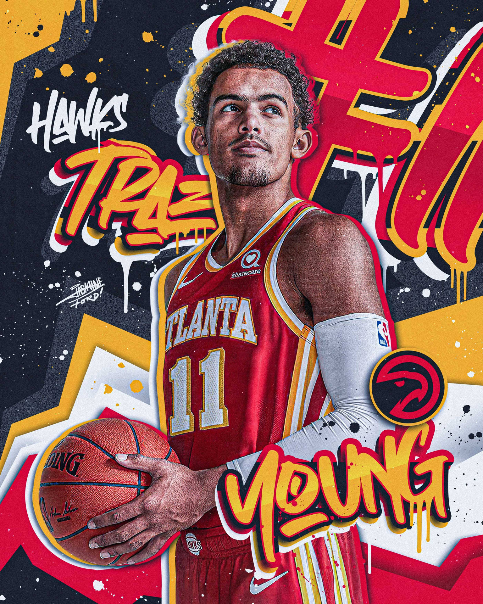 Top Trae Young Wallpaper Full HD 4k To Use